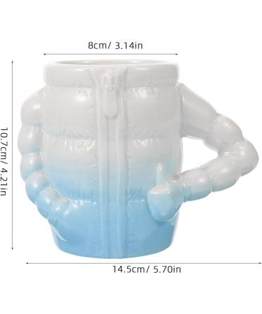 Baluue Ceramic Razor Shell - Funny Shaving Cup for Wet Shaving | Unique Razor Soap Peel Down Jacket Shape | Hairdresser Accessories - Shop Internationally! - Buy Online on GoSupps.com