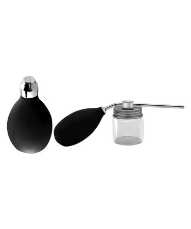 Amagogo 2x Barber Powder Spray Bottles Hair Dry Powder Dispenser Reusable Hair Building Fiber Spray Bottles