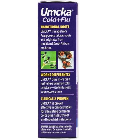 Natures Way Umcka Cold + Flu Chewable Tablets - Berry Flavored (20 ct) - Buy Online on GoSupps.com