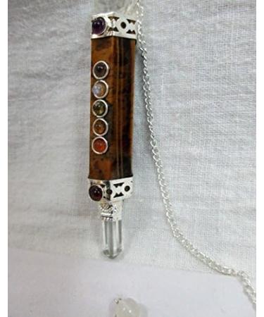 Jet International Tiger Eye Chakra Wand Pendulum - Real Healing & Reiki Chakra Balancing for Yes/No Meditation - Buy Online on GoSupps.com