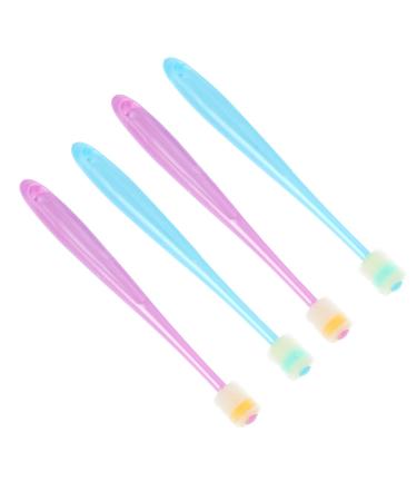 Minkissy 4 pieces of toothbrush child s manual toothbrush toothbrushes for babies toothbrushes toothbrush dental products for babies toothbrush for babies soft fur