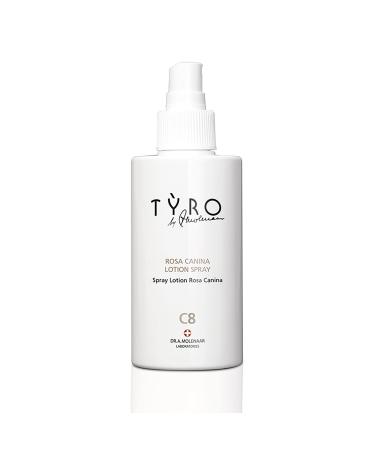 Tyro Rosa Canina Lotion Spray - Lightweight And Soothing Formula - Assists In Hydrating And Refreshing The Skin - Absorbs Quickly To Transform Dull Skin Into A Luminous And Healthy Glow - 6.76 Oz