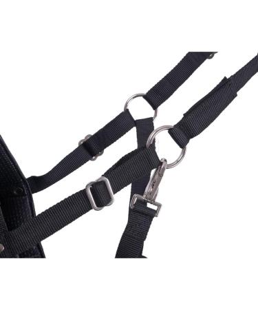 QHP Cob Size Grazing Mask with Nostrils - Black | International Shipping Available - Buy Online on GoSupps.com