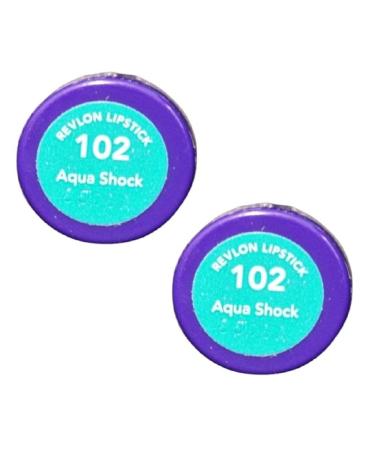 Revlon Aqua Shock 102 Lipstick Duo - Pack of 2 | Long-Lasting Color and Hydration - Buy Online on GoSupps.com