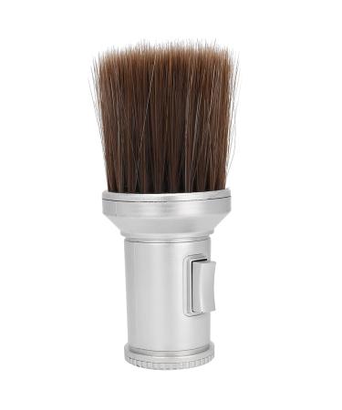 Multifunctional Comb Brush for Broken Hair & Beard - Silver Neck Dust & Shaving Brush for Barber Shops - Buy Online on GoSupps.com