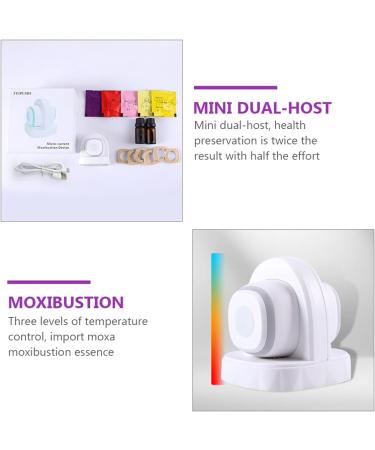 Buy Moxibuscy Instrument Set - Portable MOXA-Stick Moxbrenner for Moxibustion Massage | Self-Muscle Relief & Handled Back Roller | Household ABS | International Shipping - Buy Online on GoSupps.com