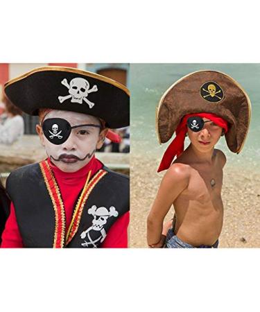 Pirate Skull Crossbone Eye Patch for Halloween - 1pc - Buy Online on GoSupps.com
