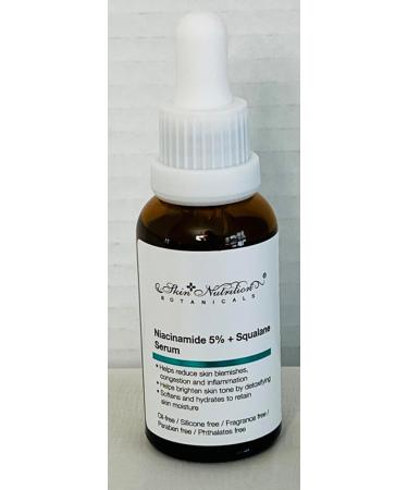 Niacinamide 5% Facial Serum with Squalane Botanical Skin Care