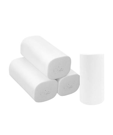Toilet Paper Roll Home Hotel Restaurant Bathroom Washroom Soft Tissue Roll Wood Pulp Paper 6 Rolls (Color : 4 volumes)