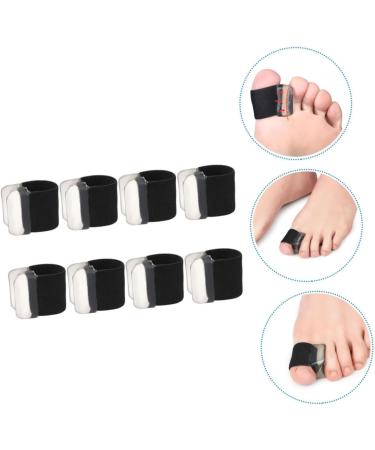 Hemoton 4 Pairs Bunion Separator Spacers for Women and Men - Black 2.5x2cm - Buy Online on GoSupps.com