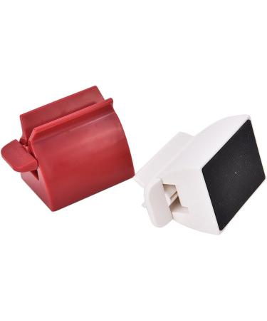 UTENEW Rolling Tube Toothpaste Squeezer Dispenser Toothpaste Seat Holders 2 Pack Standing Up Toothpaste Tubes - Buy Online on GoSupps.com