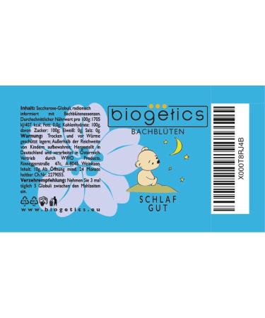 Biogetics Sleep Well: Natural Sleep Aid for Children Toddlers & Adults - Worldwide Shipping - Buy Online on GoSupps.com