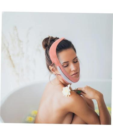 minkissy 1pc Thin Face Belt V Line Lifting Chin Strap Face Shaper Belt Anti Wrinkle v Chin Strap Anti Wrinkle Face Band Woman Belt V Line Belt Mercerized Cloth Care Thin Face Artifact 60X10.5X1cm Orange - Buy Online on GoSupps.com
