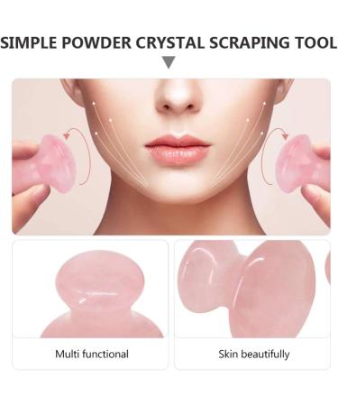 Beaupretty Face Roller & Jade Gua Sha Set - 2Pcs Natural Rose Facial Massage Tools for Skin Care SPA & Relaxation - Buy Online on GoSupps.com