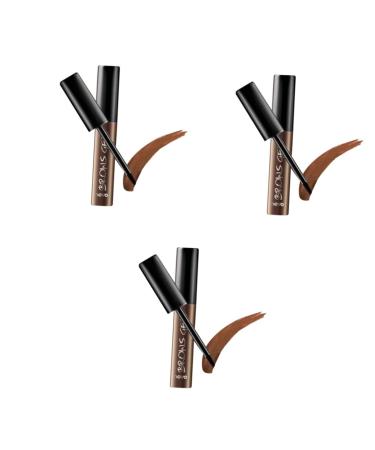 HAPINARY 3pcs Gel Brow Pencil Eye Brow Gel Makeup Pen Coffee