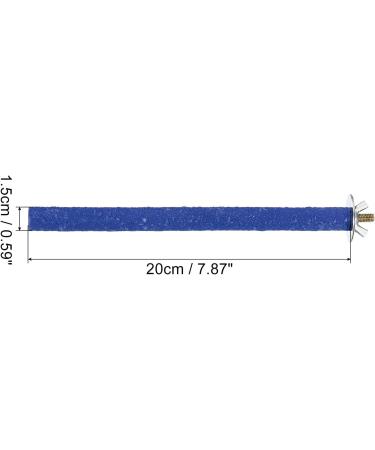 Patikil 0.6x7.9 Vogel Paw Bird Wood Perch Stand Cage Accessories for Small Birds & Parrots - Budgerigar Blue - Buy Online on GoSupps.com