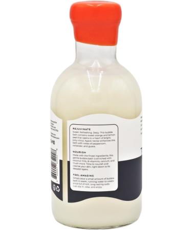 Cara Cara Bubble Bath - Citrus & Agave Scent | Moisturizing Organic Coconut Milk | Vegan Paraben-Free | Suitable for All Skin Types - 16 FL oz - Buy Online on GoSupps.com