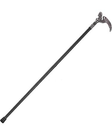 Walking Cane for Men - 92cm Gothic Aluminum Alloy Silver Angel Handle Cosplay Walking Stick Canes - Film and Television Props Canes Family - Buy Online on GoSupps.com