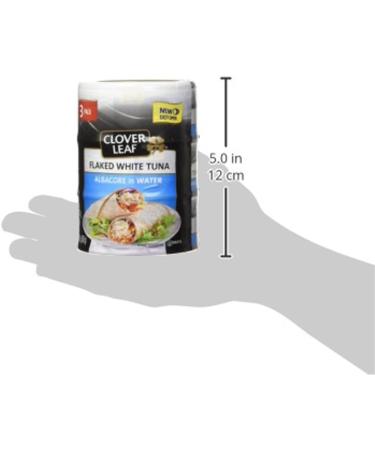 Clover Leaf Flaked White Albacore Tuna in Water - 3 x 170g 3 Count - Canned Tuna - All Natural Ingredients - High In Protein 14g Of Protein Per 55g Serving Drained Wild And Traceable Tuna Trace My Catch - Buy Online on GoSupps.com