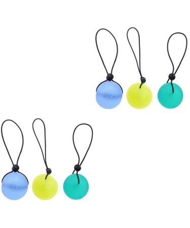 Gatuida 6 Stk toys Hand thickness Massage balls for the hands of manual trainer fitness equipment liteway handle strengths ball exercises squeezeball jelle tool powerball grip