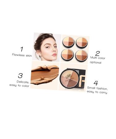 Buy 4 Concealer Palette for Women - Ultimate Concealer Cream Makeup for Flawless Skin | International Shipping - Buy Online on GoSupps.com