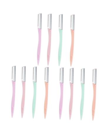 FRCOLOR 12 Sets Eyebrow Makeup Tool Kit Eyebrow Remover Portable Eyebrow Trimmer Portable Eyebrow Razor Eyebrow Shaper