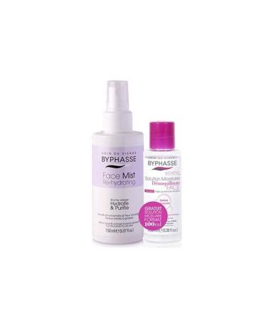 BYPHASSE - Brume visage et Solution Micellaire - FACE Mist Re-hydrating Peaux Mixtes - 150+100ml