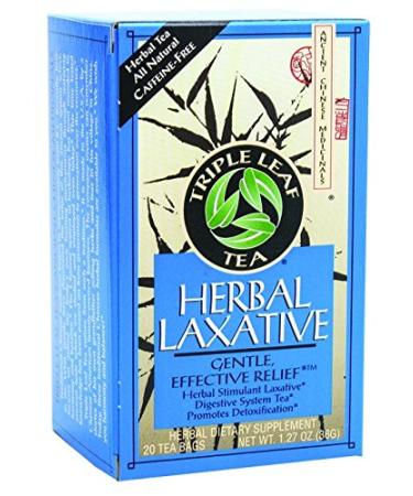 Triple Leaf Tea Herbal Laxative - Natural Constipation Relief | Buy Online - Buy Online on GoSupps.com