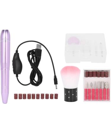 Nail Grinder Easy To Replace Powerful Effect Easy To Use Nail Drill Kit Salon Shop for Home Pink - Buy Online on GoSupps.com