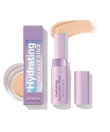 Stick Correcteur de Contour Blanc Ivoire - Aspect 3D Naturel Couvre Les Cernes Teint Uniforme Application Facile Finition Sans Couture(Ivory white 1PCS) Ivory white 1PCS