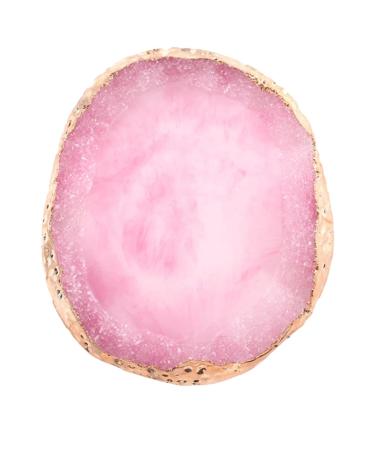 Nail Art Palette Nail Art Painting Gel Palette Resin Nail Art Palette Display Cosmetic Mixing Manicure Tool Pink