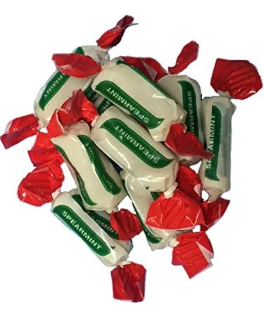 Sugar Free Spearmint Chews Diabetic Retro Sweet Shop Traditional Old Fashioned Candy - 400g