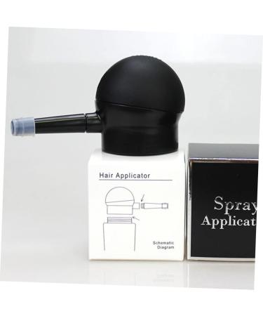 FOYTOKI 3 Pcs Silicone Nozzle Hair Fiber Spray Hair Fiber Pump Shaper Hairspray Spray Tool Black Plastic Abs - Buy Online on GoSupps.com