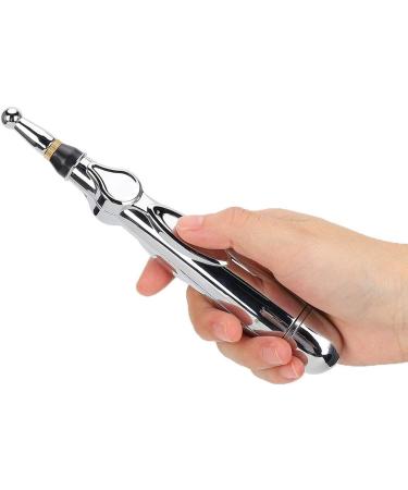 Agate Electronic Acupuncture Pen | Body Massage Device for Pain Relief | Meridian Energy Pen with 2 Massage Heads - Buy Online on GoSupps.com