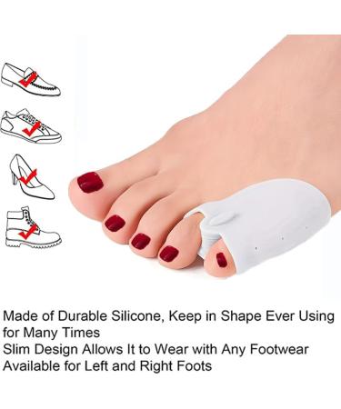Mcvcoyh 6 Pieces Pinky Toe Separator Pinky Toe Cushion Protectors Gel Toe Separators Toe Straighteners for Curled Toes Pain Relief Overlapping Toe Curled Pinky Toe - Buy Online on GoSupps.com