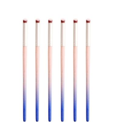 KAAGEE 6pieces Ombre Nail Brush Wood Nail Pen Ombre Brush for Gel Nails Nail Gradient Brush Nail Design Brushes Nail Painting Kit Nail Art Tools Acrylic Nail Accessories stylish ombre brush