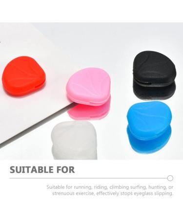 Beavorty Anti-Slip Glasses Ear Hooks - 20 Pairs Comfortable Silicone Sleeves for Glasses & Sunglasses - Red Accessories - Buy Online on GoSupps.com