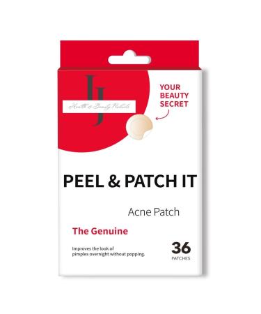 Pimple Patch "Peel & Patch It" 36CT From IJ Enterprises USA - Transparent Spot Stickers Ideal for Covering Blemishes and Zits on Face and other Skin areas Comes in Two Different Sizes