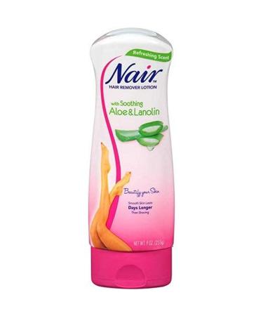 Nair Hair Removal Lotion with Soothing Aloe & Lanolin 9 Ounce