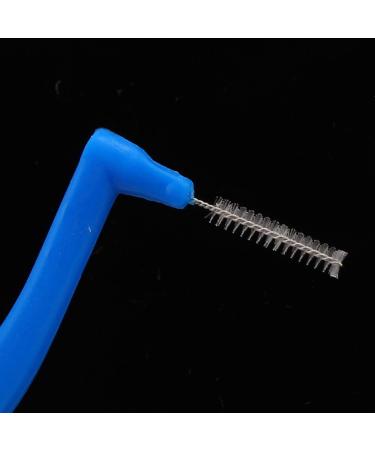 Interdental Toothbrush 20 Pack - L-Shaped Brush for Hair Stain Removal (0.7mm) | Buy Internationally - Buy Online on GoSupps.com
