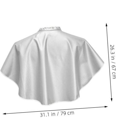 VINTORKY Hair Salon Shawl Makeup Artist Must Haves Hair Dye Cape Hair Coloring Shawl Hair Cutting Shawl Cape for Hair Coloring Makeup Cape Salon Cape Mesh Leather White Apron Perm Dyeing - Buy Online on GoSupps.com