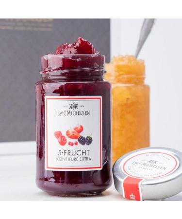L.W.C. Michelsen 5-Frucht Jam (280g) | Express & Fruity | All-Natural No Additives | Premium Fruit Jelly for International Shipping - Buy Online on GoSupps.com