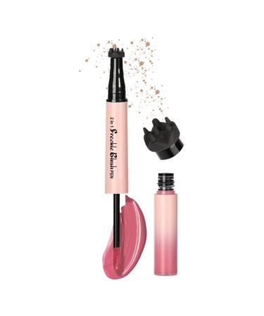 Generisch Cream blush pencil | Waterproof cosmetic cheek marker | Double-ended pen | For women and friends for birthday parties dates photography beauty and more