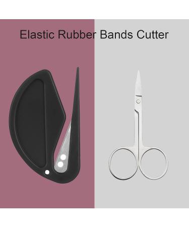 1006 Pcs Hair Loop Tool Set with Topsy Tail, Ponytail Cutter & Metal Pin Comb - Hair Styling Kit with Braiding Tools & 1000 Black Rubber Bands for Women - Buy Online on GoSupps.com