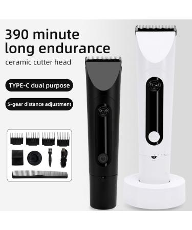 Professional Cordless Hair Clippers for Men - Titanium Alloy Blade Hair Cutting Trimmer & Electric Shaver - Barber Razor Cutter (Black - Buy Online on GoSupps.com