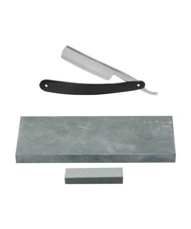 Grandslam Shaving Straight Razor Kit - Premium Steel Cutthroat Razor Leather Strop Brush Bowl & Soap | Perfect Gift for Men - Buy Online on GoSupps.com