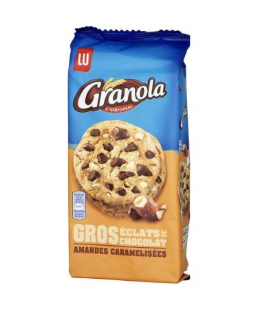 LU Granola L'Original Large Chocolate Chips & Caramelized Almonds 184g (pack of 6)