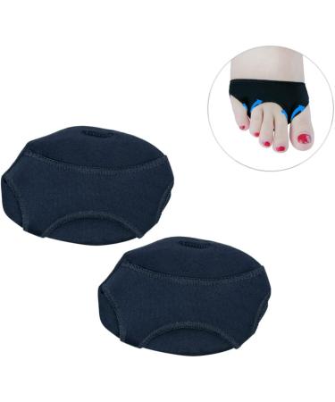 FRCOLOR Anti Pads - Metatarsal Shoe Inserts for Plantar Bunion Relief | Half Toe Sleeve & Heel Cushion Gel - Black 7.6x3.3cm - Comfort for Feet - Buy Online on GoSupps.com