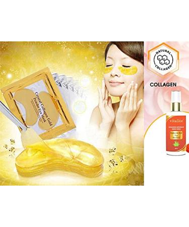 Antioxidant Astaxanthin Cream Serum | Anti-aging Facial Vitamins A, C, E with Hyaluronic Acid | Sun UV Shield | Hydrating & Firming Face Serum for Skin Rejuvenation | Includes Collagen Eye Mask - Buy Online on GoSupps.com