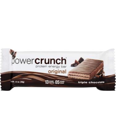 BNRG Power Crunch Protein Energy Bar Triple Chocolate 12 Bars 1.4 oz (40 g) Each